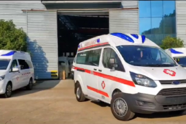 8臺福特V362監護型負壓救護車 發往山東